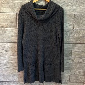 Jeanne Pierre Women’s Sweater Dress, Size 1X, Gray